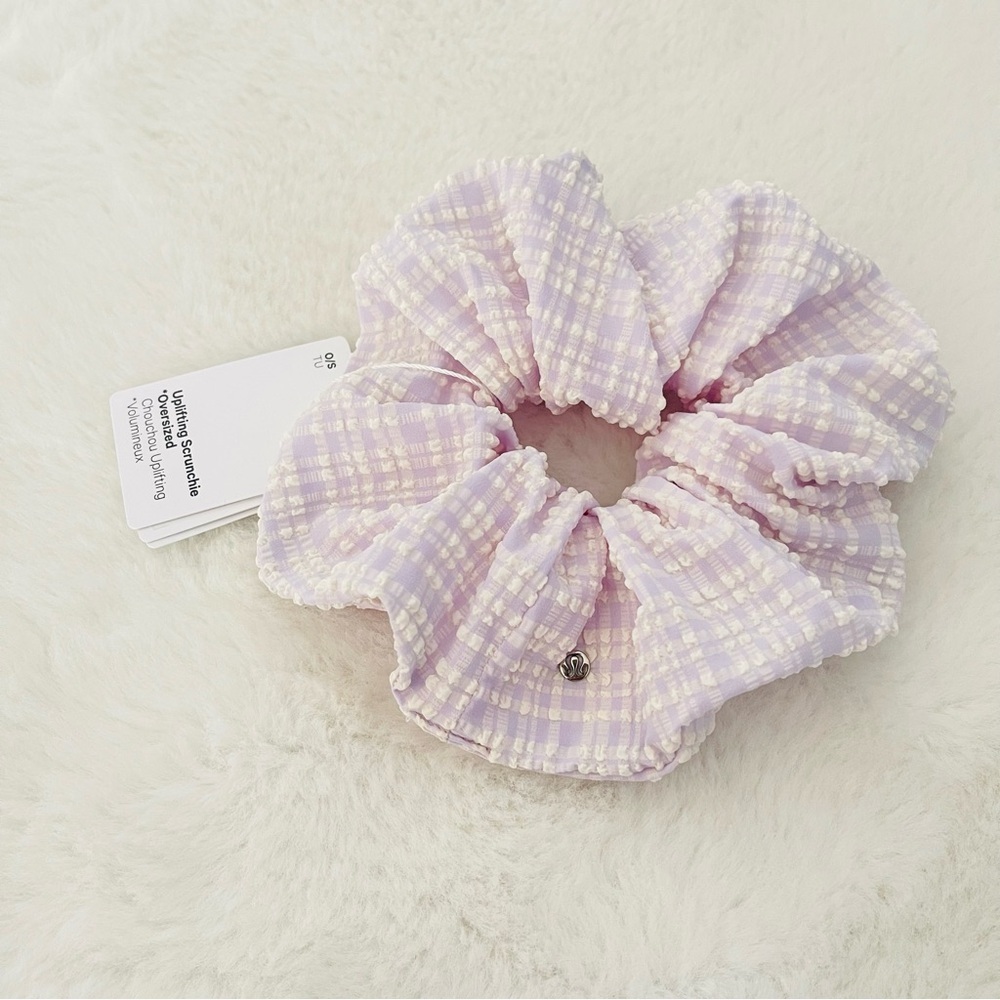 Lululemon Oversized Lavender Scrunchie - Picture 2 of 5